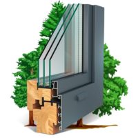 Комбинированные дерево-алюминиевые окна